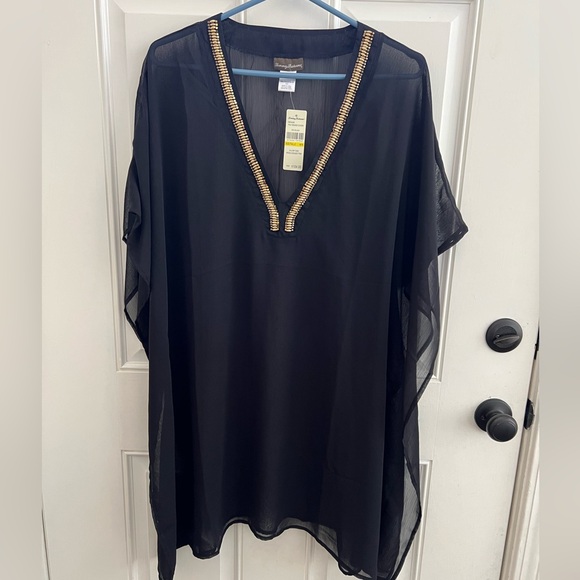 Tommy Bahama Sheer Beaded Cover Up Beach Swim Women’s Medium New With Tags - Picture 3 of 6